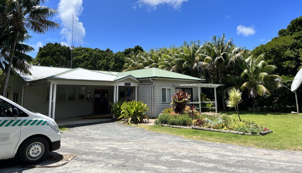 External shot of Lord Howe Island hospital